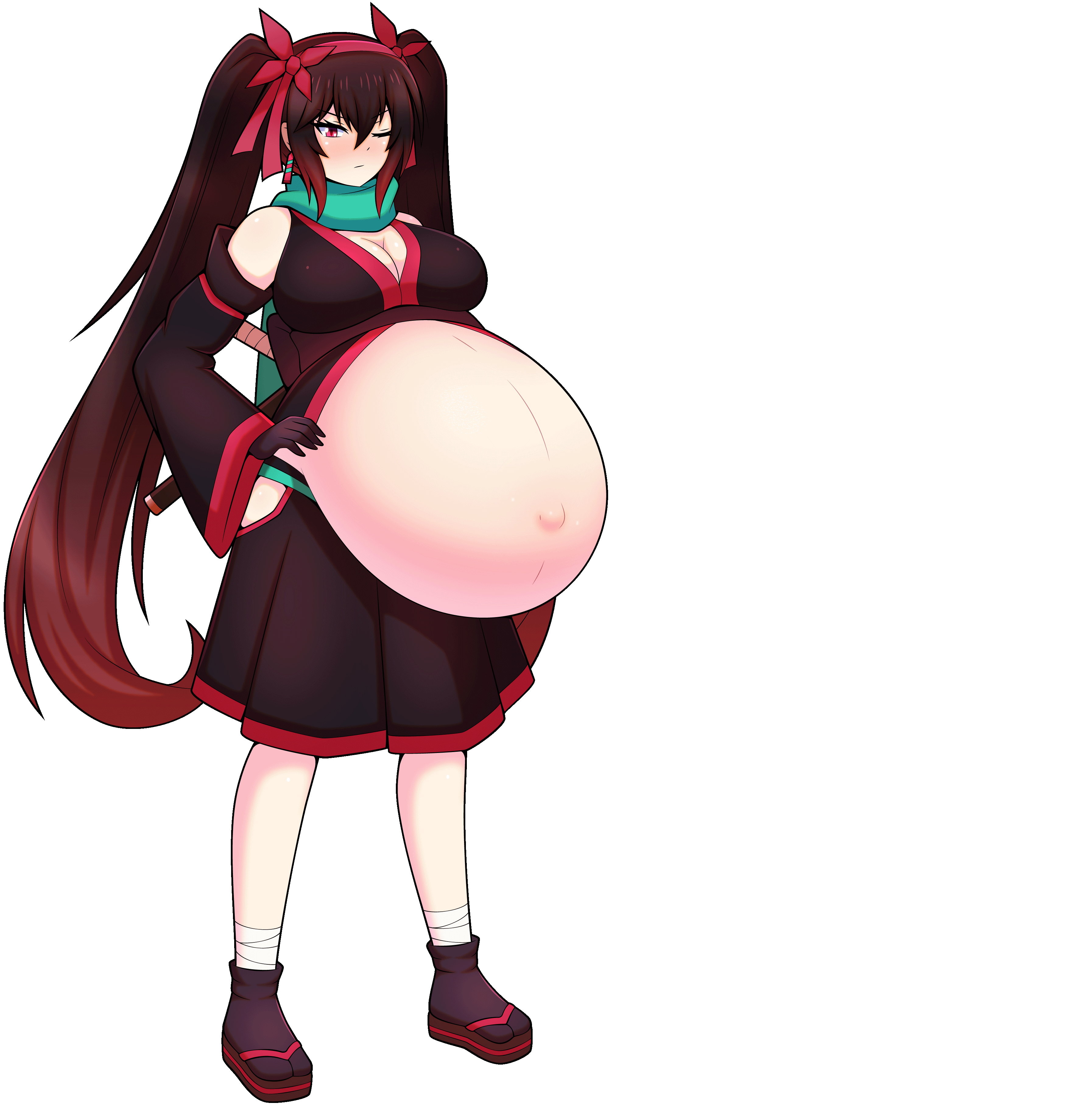 Yumiya's Cute Round Belly